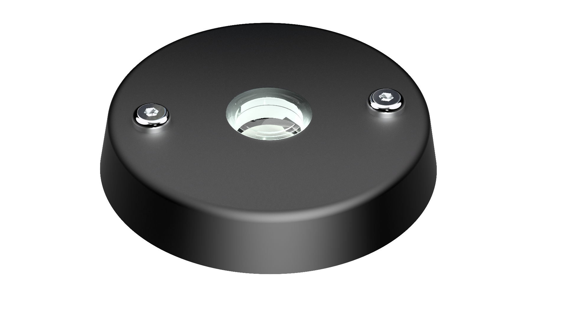 Spreader light, White/Red light, Surface mnt, Blk